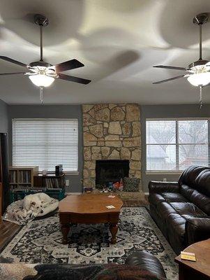 After popcorn ceiling was removed