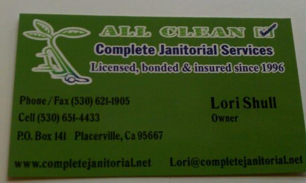 All Clean Complete Janitorial Services