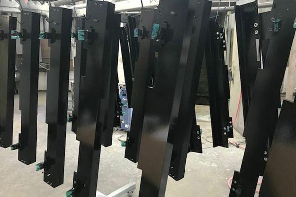 Powder Coating multiple parts from Steel manufacturer