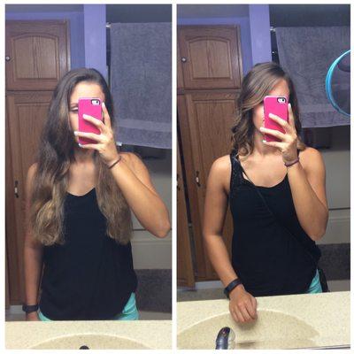 A huge transformation thanks to Alyssa