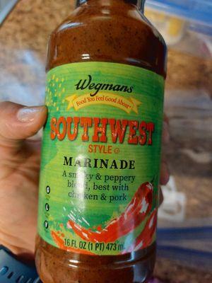 Delicious marinade!  I highly recommend on the grill!