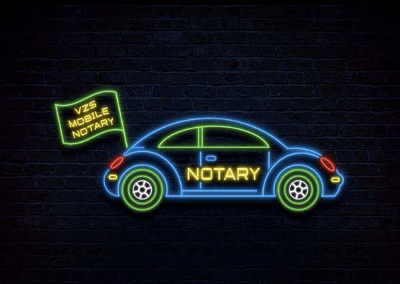 Riding through your Neiborhood to Notarized at your service.