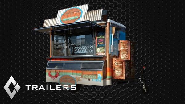 We custom make Food Trailers from the ground up.