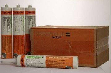 Green Glue Acoustic Sealant  is a water-based sealant designed to reduce sound transmissions in walls and partition systems.