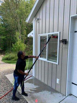 Window Cleaning
"water fed pole style"