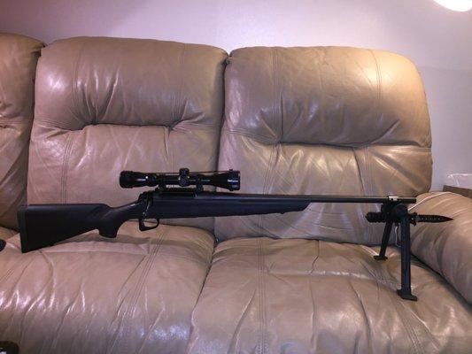 My mount with a full set-up on a hunting rifle