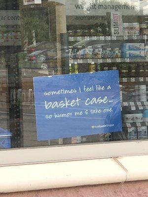 Better humor them and get a basket ;-)