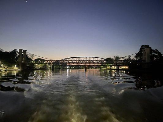 One of the many bridges over the Brazos River