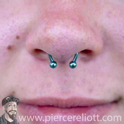 Septum piercing