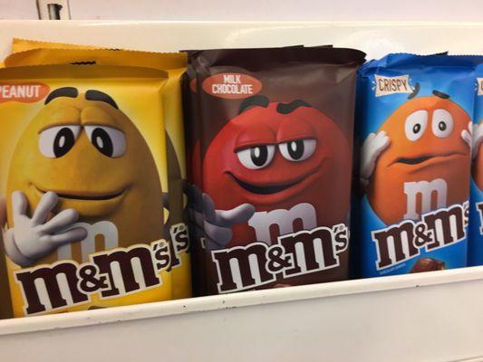 The Eminem's M&Md family of chocolate bars