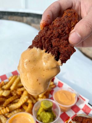 Nashville hot chicken tenders