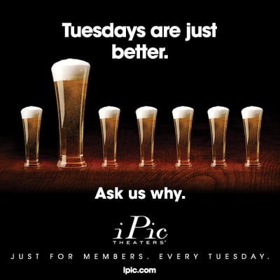 Members Get More Every Tuesday! Sign up today https://www.ipictheaters.­com/become-a-member.aspx