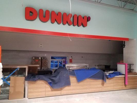 Dunkin' rebranded post construction clean-up job #50