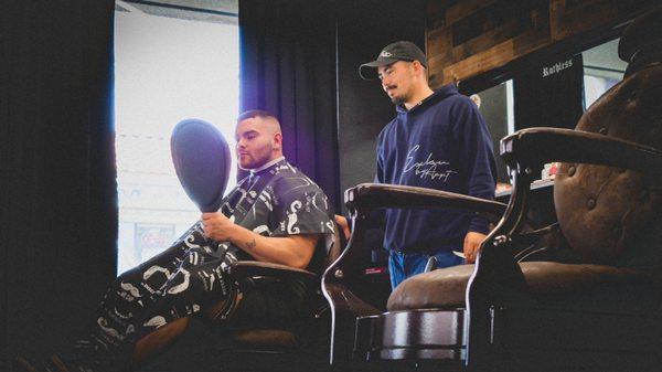 Barbershop photoshoot