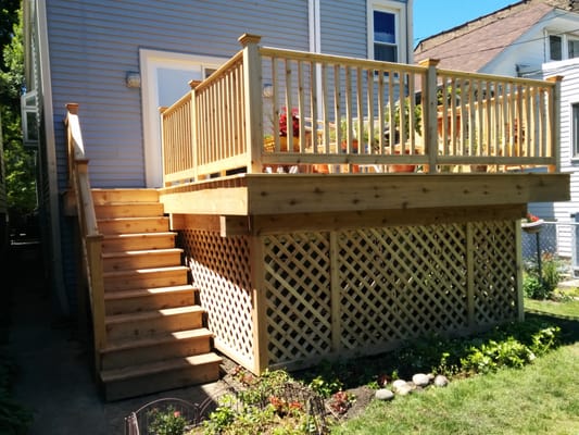 cedar porch