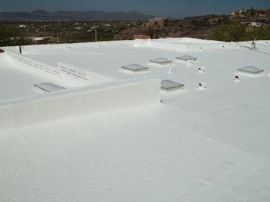 Tucson AZ Roof Coating Company Saves Another Roof! Call Storm Pro Roof Coatings today for a free quote at 520-780-8422.