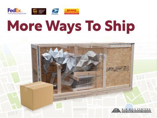 Ship your art and collectibles safely with AIM Mail Center! Our expert services ensure your treasures arrive in perfect condition.