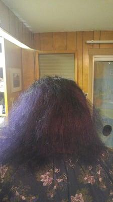 Was supposed to be two tone purple