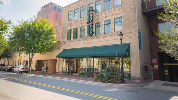 The Mast General Store in downtown Winston-Salem offers a variety of good from clothing to cookbooks. Their candy section is generational.