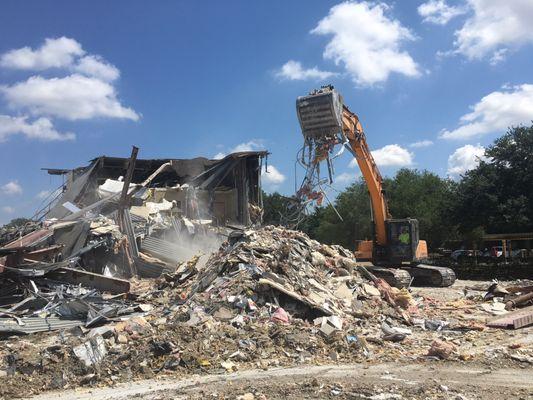 Demolition and removal of Anthem College Orlando Florida