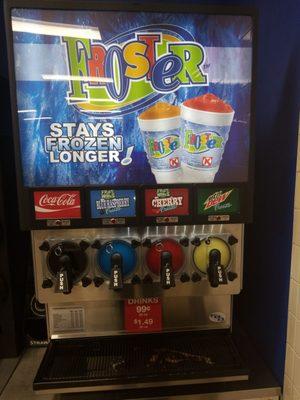 Thats right. They got Mtn. Dew Freeze!