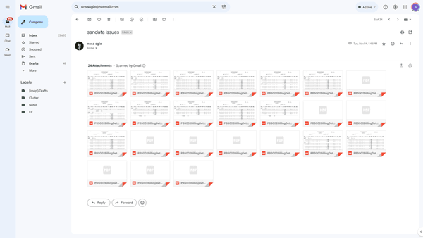 Client Billing sheets sent over email. Unsecured and unencrypted.