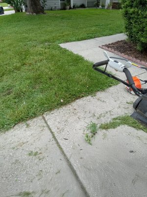 Lawn Maintenance of front Yard.