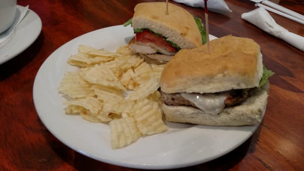 This is the jerk chicken sandwich. Yum!