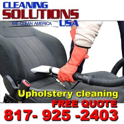 We are your Fort Worth upholstery cleaning professionals give us a call today for your free quote: 817-925-2403