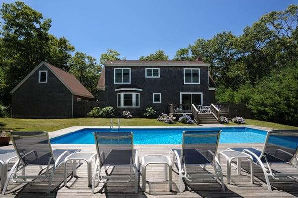 Marina Walk - a four bedroom vacation home within walking distance to the sunsets over Three Mile Harbor in East Hampton.