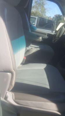 Cargo van seats shampoo