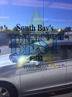 Voted South Bay's best Bank!