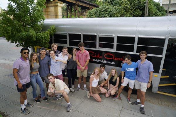 Party bus and transportation in Chapel Hill, Durham and Raleigh