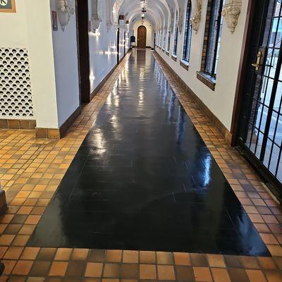 Hallways, church cleaning