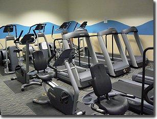 The fitness center offers the gym equipment to help you get fit, make the most of your workout and live a healthy lifestyle.