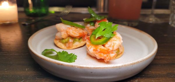 Shrimp Tostadas