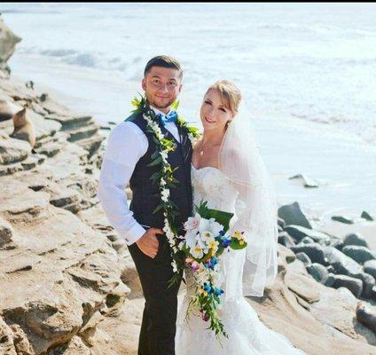 Beautiful beach wedding!