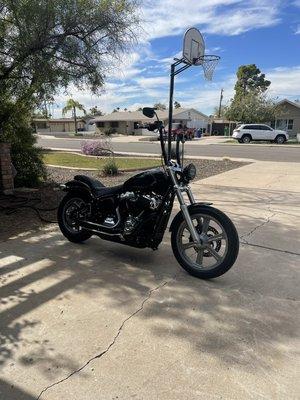 Bar upgrade on this softail.