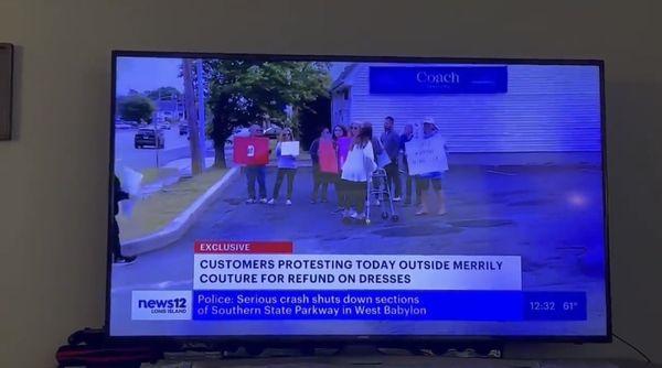 They were on news 12 for there terrible service