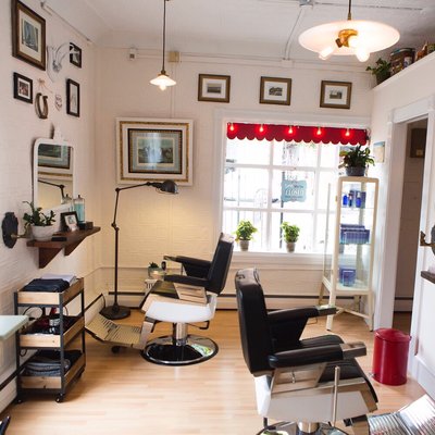 The interior of our salon.