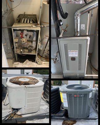 Trane furnace + AC replacement