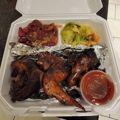 Smoked Chicken Wings Plate