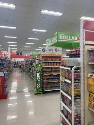 Aisles in store