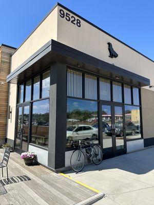 Exterior of Corvus Coffee Roasters