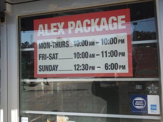 Alex Package Store