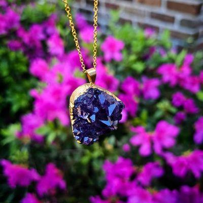 Amethyst Crystal Necklace