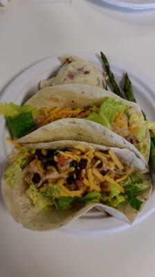 Yummy chicken tacos