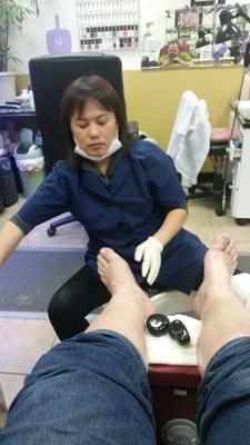 Very good and nice pedicure. Will come back again....