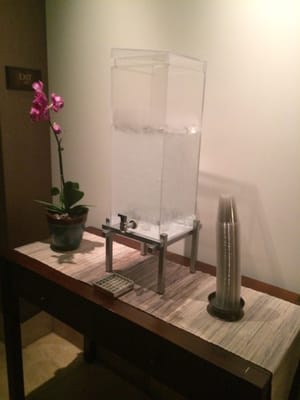 Fancy ice cold water dispenser