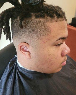 Drop bald fade